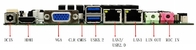 Carte mère mince VGA HDMI LVDS EDP Mini ITX Processeur Intel IOTG Elkhart Lake J6412