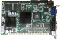 Carte mère ISA demi-taille simple soudée sur carte VIA ESP4000 CPU 32M de mémoire et 8M DOC