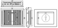 IPPC-1002T 10,4 » industriel tout dans une carte mère d'unité centrale de traitement de série de l'écran tactile I3 I5 I7 U de PC