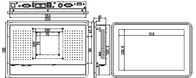 10,1 unité centrale de traitement capacitive 2 LAN Thin Design de l'écran J1900 3805U de PC industriel d'écran tactile de pouce