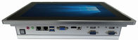 Série 4 USB du réseau 2 d'unité centrale de traitement d'écran tactile d'IPPC-1208T 12,1 » du contact capacitif Fanless J1900 de PC double