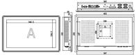 Unité centrale de traitement capacitive 2LAN 4COM 4USB de 15,6 de pouce de PC industriel de panneau séries de l'écran I3 I5 I7 U