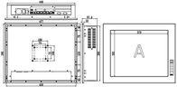 IPPC-1901T1-R Écran tactile intégré Windows 7 19&quot; 1 extension PCI ou PCIE 2 emplacements prenant en charge le processeur de bureau