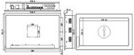 IPPC-2106TW2 21,5&quot; PC industriel d'écran tactile soutenant la série de bureau des unités centrales de traitement I3 I5 I7 1 extension de PCI ou de PCIE