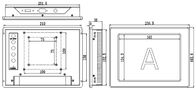 PLM-0801T 8&quot; interface industrielle de PC du moniteur industriel DC12V d'écran tactile