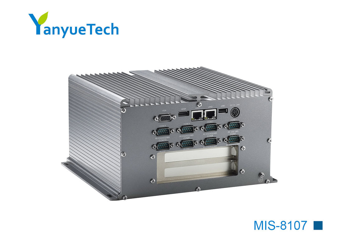 MIS-8107 extension industrielle Fanless de PCI d'USB2 de la série 6 de l'unité centrale de traitement 10 de l'ordinateur 1037U