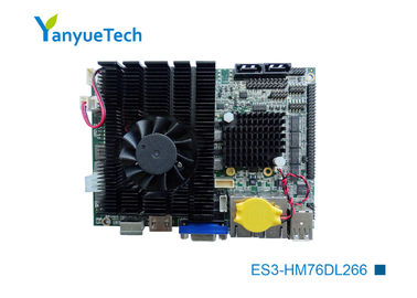 ES3-HM76DL266 3,5" carte mère/puce simple 2LAN 6COM 6USB de l'unité centrale de traitement HM76 d'Intel d'ordinateur de bord