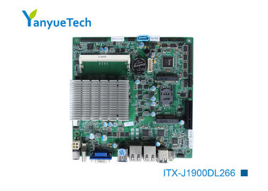 ITX-J1900DL266 Carte mère Mini Itx / Intel Thin Mini Itx prenant en charge jusqu'à 8 Go de SDRAM 1 × SATA